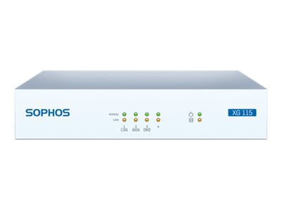Sophos XG 115w - security appliance - Wi-Fi - with 1 year EnterpriseProtect