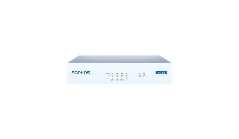 Sophos XG 85w - security appliance - Wi-Fi - with 3 years TotalProtect