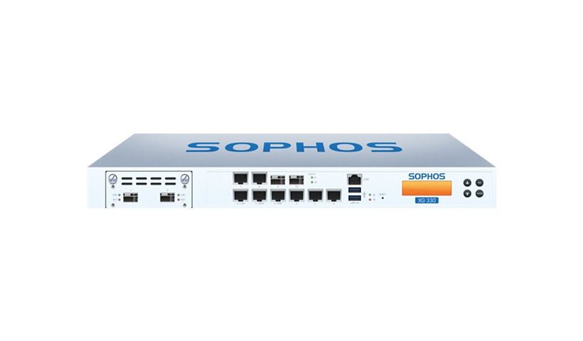 Sophos XG 330 - security appliance - with 3 years TotalProtect