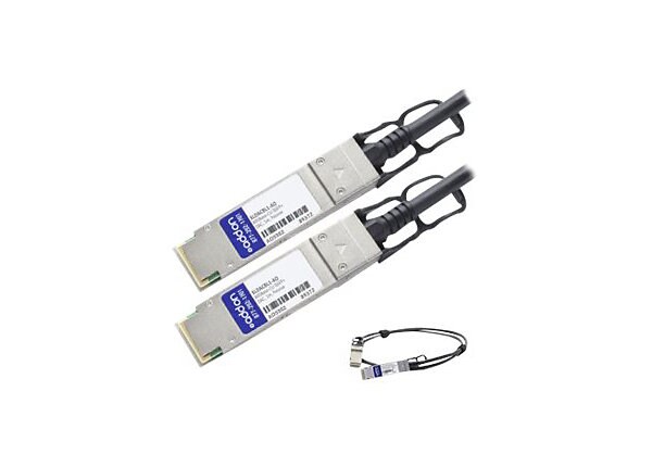 AddOn 1m Intel Compatible QSFP+ DAC - direct attach cable - 1 m