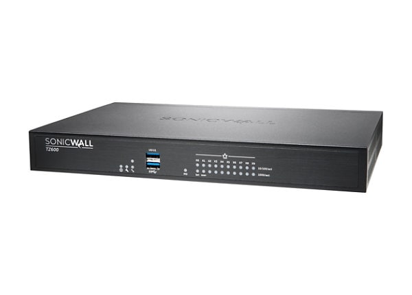 SonicWall TZ600 - security appliance - with 2 years SonicWALL Comprehensive Gateway Security Suite - Secure Upgrade Plus