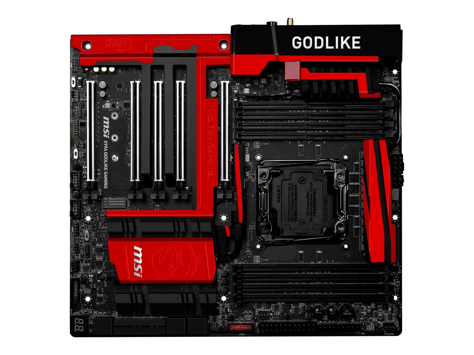 MSI X99A GODLIKE GAMING - motherboard - extended ATX - LGA2011-v3 Socket - X99