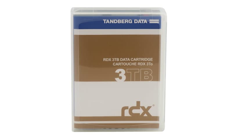 Overland Tandberg RDX QuikStor - RDX HDD cartridge x 1 - 3 TB - storage med