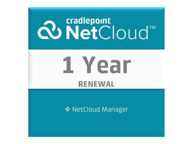 Cradlepoint NetCloud Manager Standard - subscription license renewal (1 year) - 1 license