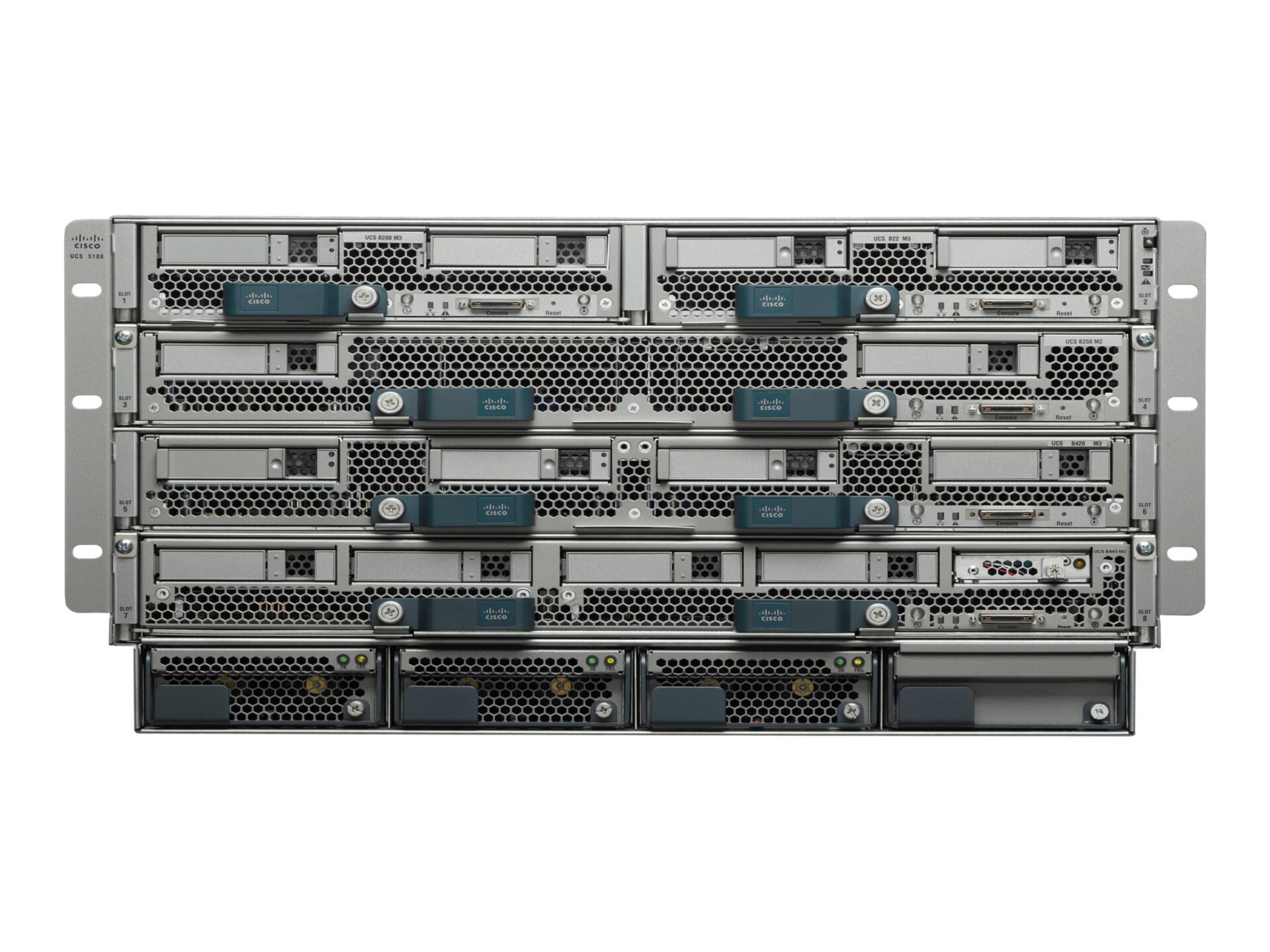 Cisco UCS 5108 Blade Server Chassis - rack-mountable - 6U - up to 8 blades