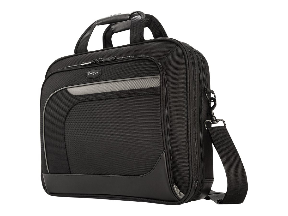 Targus Mobile Elite TBT045US Carrying Case (Briefcase) for 15" to 16" Notebook - Black, Gray