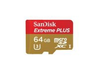 SanDisk Extreme PLUS - flash memory card - 64 GB - microSDXC UHS-I