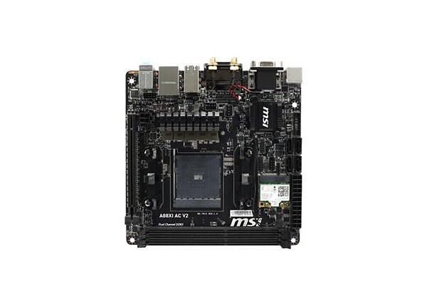 MSI A88XI AC V2 - motherboard - mini ITX - Socket FM2+ - AMD A88X