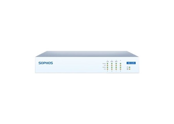 Sophos XG 125 - security appliance - with 3 years TotalProtect