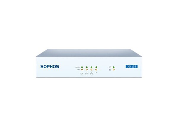Sophos XG 115w - security appliance - with 3 years TotalProtect