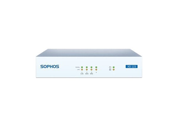 Sophos XG 115 - security appliance - with 3 years TotalProtect