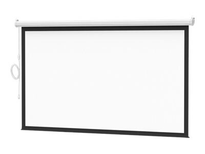 Da-Lite Slimline Electrol HDTV Format - projection screen - 92 in ( 234 cm )
