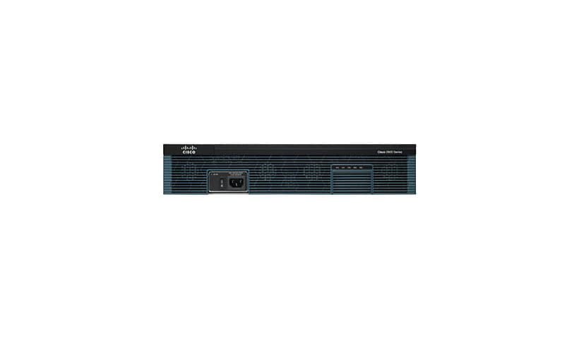 Cisco ISR G2 2921 - HSEC Bundle - router - rack-mountable