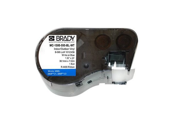 Brady B-595 - label cartridge - 1 roll(s)