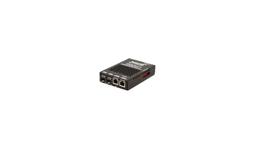 Lantronix SGFEB Series - fiber media converter - 10Mb LAN, 100Mb LAN, 1GbE - TAA Compliant