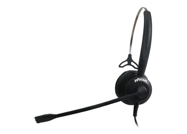 InFocus Mono Headset With Intelligent Cord - headset