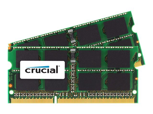 Crucial - DDR3L - 8 GB: 2 x 4 GB - SO-DIMM 204-pin - unbuffered