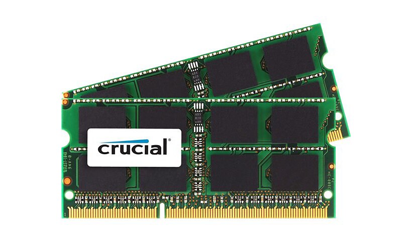 Crucial - DDR3L - 8 GB: 2 x 4 GB - SO-DIMM 204-pin - unbuffered