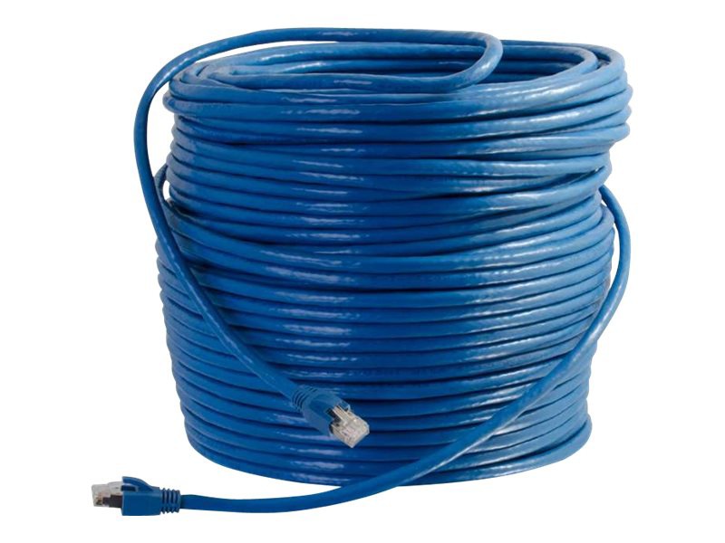 C2G 150ft Cat6 Ethernet Cable - Solid Snagless Shielded - Blue - patch cable - 45.7 m - blue