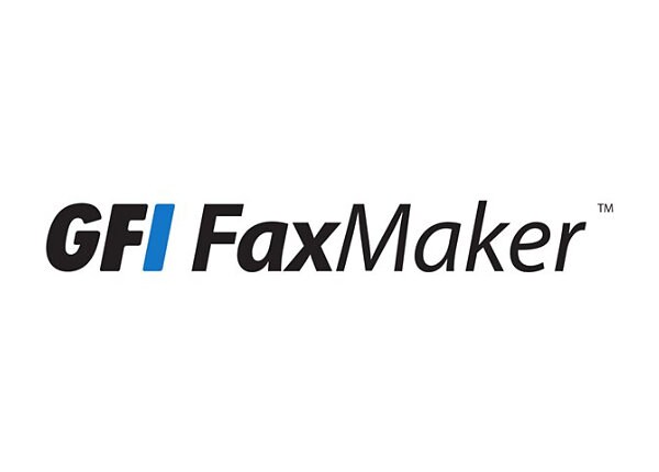 GFI FAXmaker - license + 2 Years Software Maintenance Agreement