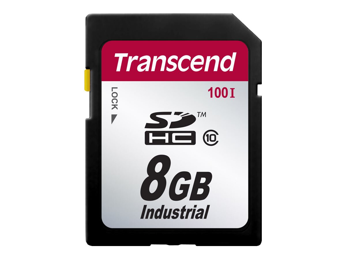 Transcend Industrial Temp SDHC100I - flash memory card - 8 GB - SDHC