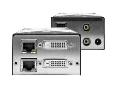 ADDER DUAL DVI AUD & 4PT USB OVER
