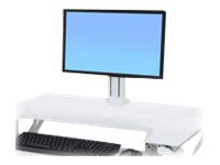 Ergotron WorkFit Single LD Monitor Kit mounting component - for LCD display - white