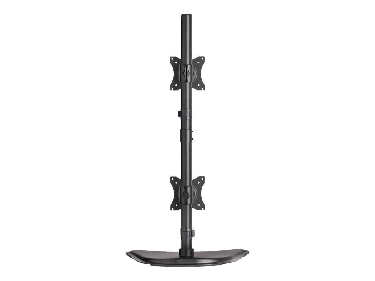 Thumbnail 5 of 11 for Eaton Tripp Lite Series Dual Vertical Flat-Screen Desk Mount Monitor Stand Clamp Swivel Tilt 15" to 27" Flat Screen