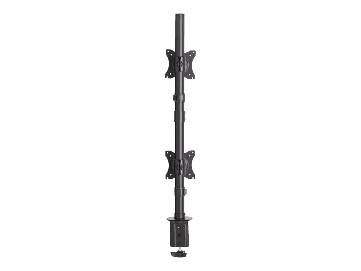 Thumbnail 6 of 11 for Eaton Tripp Lite Series Dual Vertical Flat-Screen Desk Mount Monitor Stand Clamp Swivel Tilt 15" to 27" Flat Screen