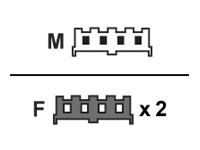 Supermicro - power adapter - 1 ft