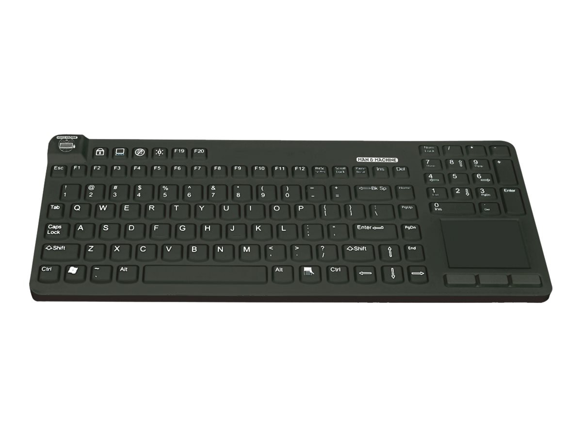 Man & Machine Really Cool Touch - keyboard - black