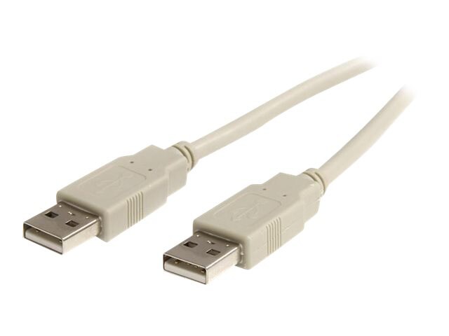 StarTech.com - 6 ft Beige A to A USB 2.0 Cable - M/M - 6ft A to A USB Cable