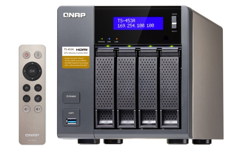 QNAP TS-453A - NAS server - 0 GB