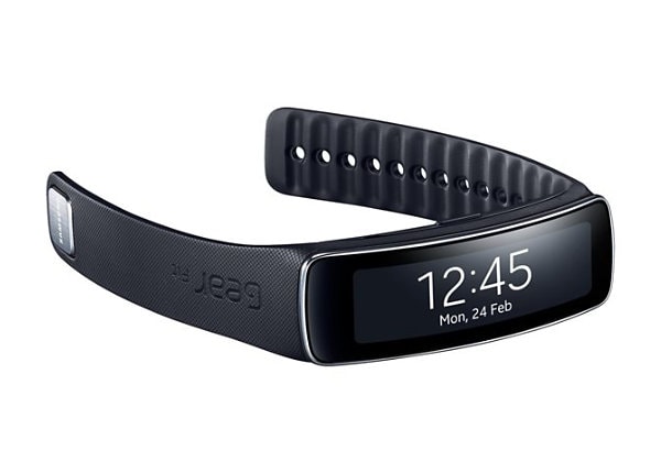 Samsung Gear Fit activity tracker - charcoal black