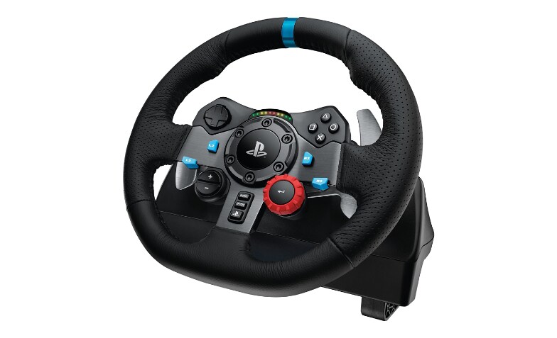 Logitech Driving Force - and pedals set - wired - 941-000110 Gaming Consoles & Controllers - CDW.com
