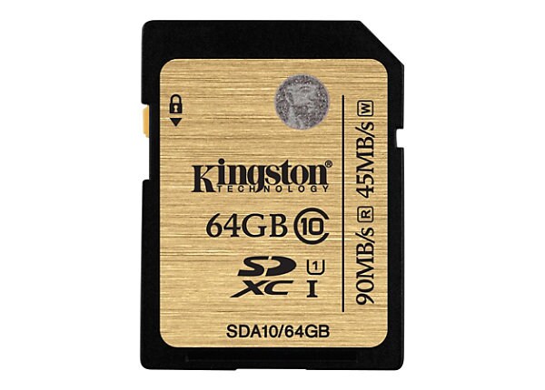 Kingston - flash memory card - 64 GB - SDXC
