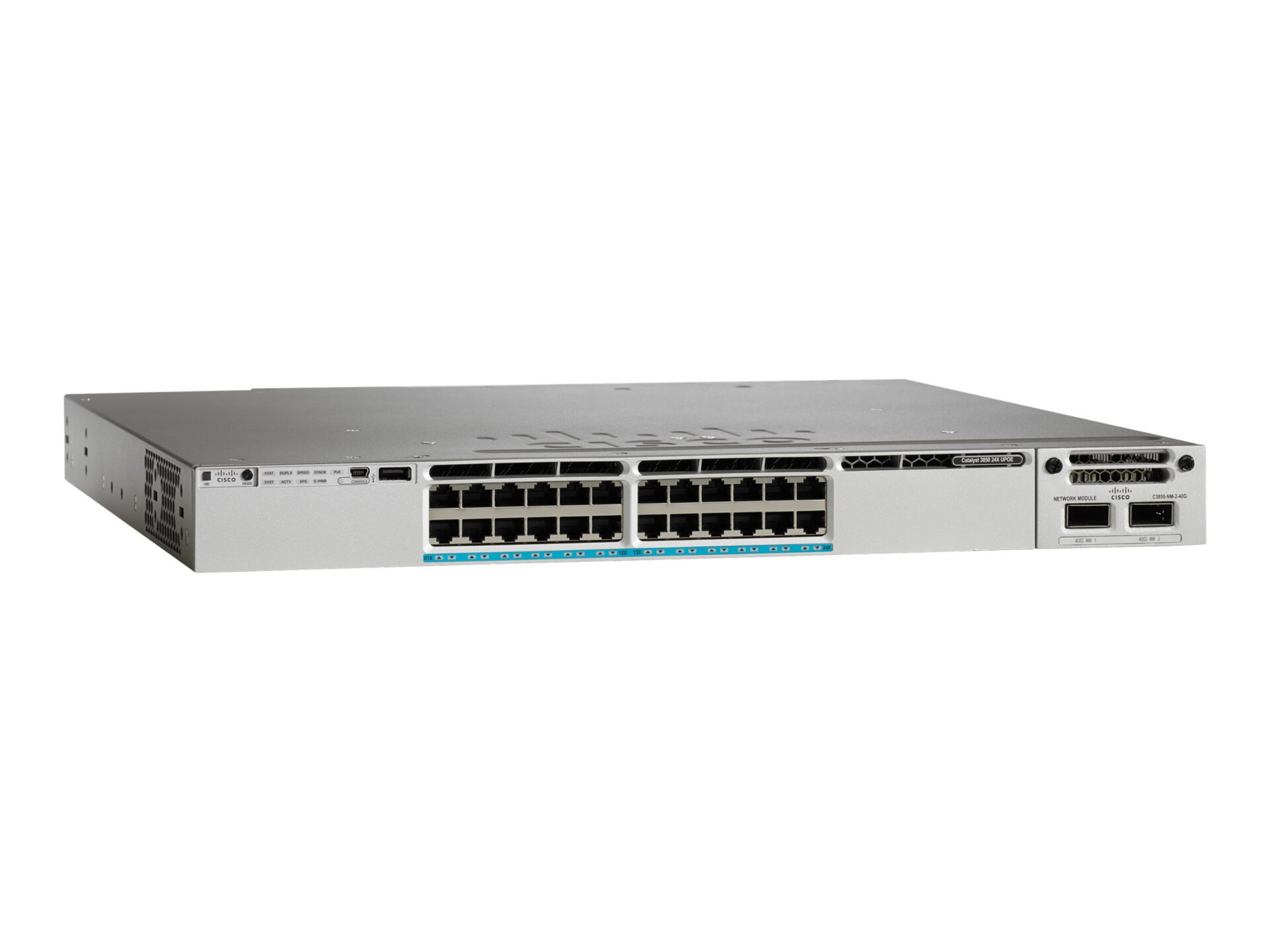 Cisco Catalyst 3850-24XU-S - switch - 24 ports - managed - rack-mountable