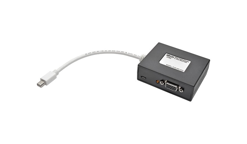 Tripp Lite 2-Port Mini DisplayPort to VGA Video Splitter 1080p 1920 x 1080 60Hz - video splitter - 2 ports - TAA