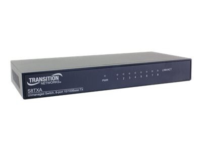 Transition S8TXA - switch - 8 ports - unmanaged - desktop