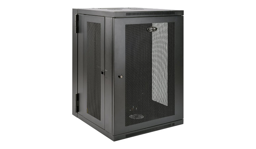 Tripp Lite 18U Wall Mount Rack Enclosure Server Cabinet Swinging Hinged Door Deep - rack - 18U