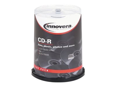 Innovera - CD-R x 100 - 700 MB - storage media
