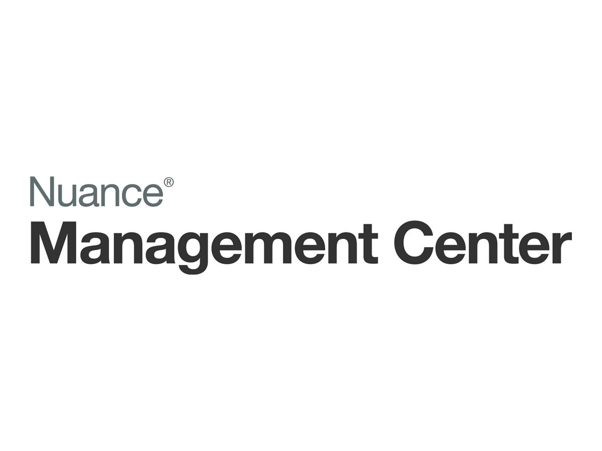 Nuance User Management Center - subscription license (1 year) - 1 user