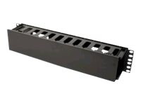 RackSolutions rack cable management tray with cover - 2U
