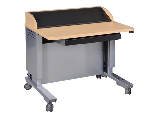 Spectrum Freedom One eLift Overbridge - blank, casters - lectern