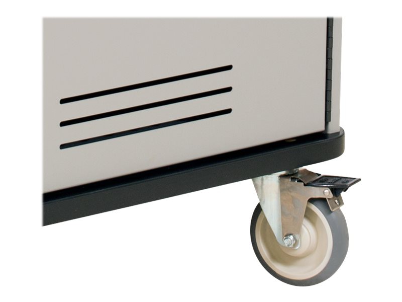Thumbnail 5 of 7 for Spectrum Cloud32 Chromebook Cart cart - for 32 netbooks - sparkle silver, fiesta white