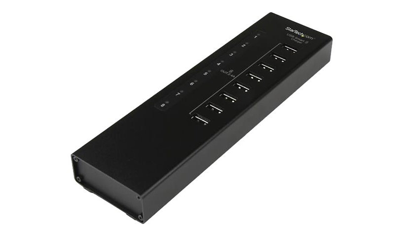 StarTech.com 8-Port Charging Station for USB Devices - 96W/19.2A
