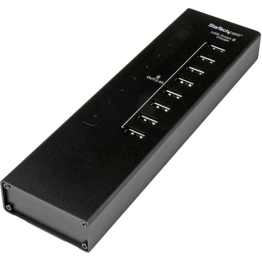 Thumbnail 3 of 5 for StarTech.com 8-Port Charging Station for USB Devices - 96W/19.2A - Dedicated Desktop Multi-Device USB Charging Station