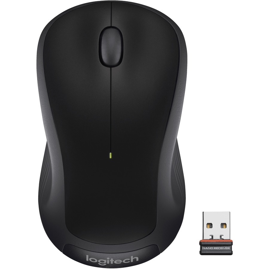 Logitech wireless mouse m310 silver black usb обзор