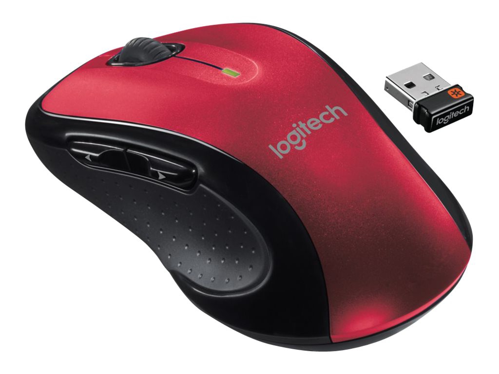 Logitech M510 - mouse - 2.4 GHz - red