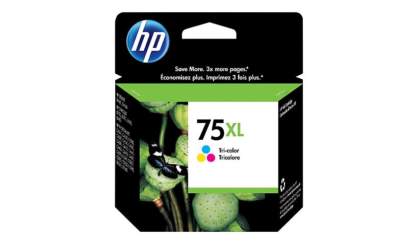 HP 75XL - High Yield - color (cyan, magenta, yellow) - original - ink cartr